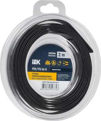 Трубка термоусаживаемая IEK UDR12-008-004-002-K02-T