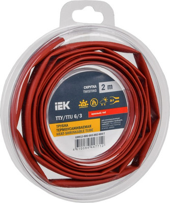 Трубка термоусаживаемая IEK UDR12-006-003-002-K04-T