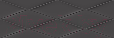 Плитка Cersanit Vegas Рельеф VGU232 (250x750, черный)