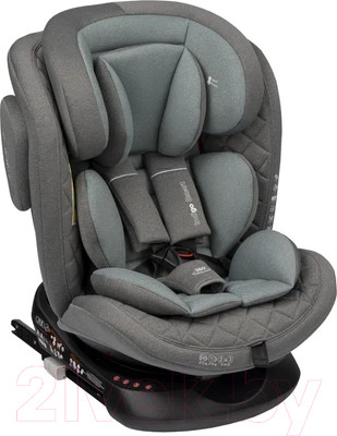 Автокресло INDIGO Smart Isofix (серый/зеленый)