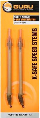 Набор сменных трубок для кормушки рыболовной Guru X-Safe Quick Change Elastics Short White / GXQWS