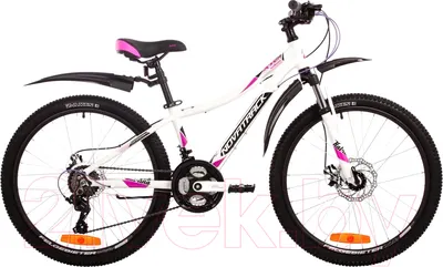 Велосипед Novatrack 24 Katrina 24AHD.KATRINA.10WT4 (белый)