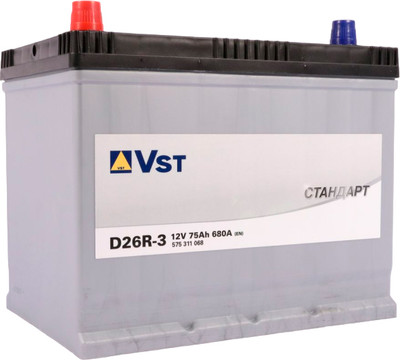 Автомобильный аккумулятор VST 575311068 (75 А/ч)