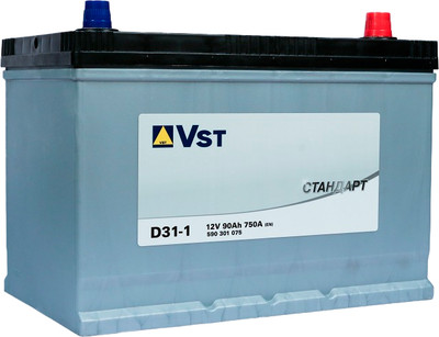 Автомобильный аккумулятор VST 590301075 (90 А/ч)