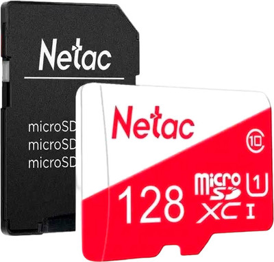 Карта памяти Netac MicroSDXC P500 ECO 128GB (NT02P500ECO-128G-R)