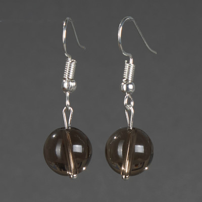 Серьги Wolves Элитный Раухтопаз 40970 №2