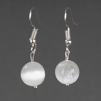 Серьги Wolves Элитный Селенит 40982 №2