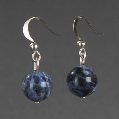 Серьги Wolves Элитный Содалит 40985 №1