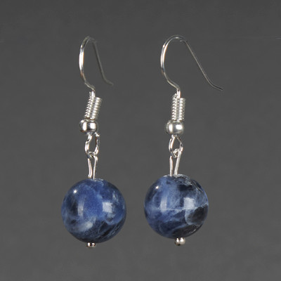 Серьги Wolves Элитный Содалит 40986 №2