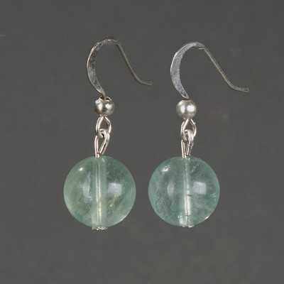 Серьги Wolves Элитный Флюорит 40993 №1