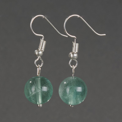 Серьги Wolves Элитный Флюорит 40994 №2