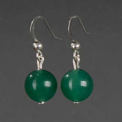 Серьги Wolves Элитный Хризопраз 41001 №1