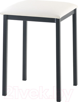 Табурет AMC Comfort 7 Г К1.12 (кожзам белый/черный)