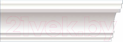 Плинтус потолочный SOLID С47/95-СВ (2м, белый)
