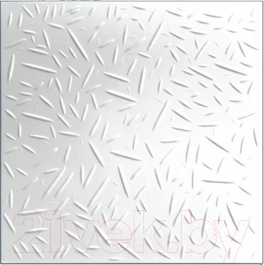 Потолочная плита SOLID С2027 из экструдированного пенополистирола (500х500, 8шт, белый)