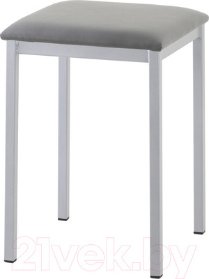 Табурет AMC Comfort 7 Г К5.5 (кожзам графит/серебристый)