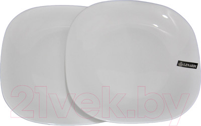 Набор тарелок Lenardi White 115-084 (2шт)
