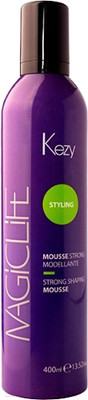 Мусс для укладки волос Kezy Strong Shaping Mousse Моделирующий сильной фиксации (400мл)