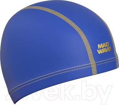 Шапочка для плавания Mad Wave Lycra Ergofit (синий)