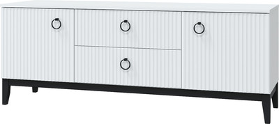 Тумба MLK Шарлиз (белое сияние/белый снег)