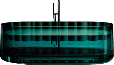 Ванна из полиэфирной смолы Abber Kristall AT9708 Aquamarin (бирюзовый)