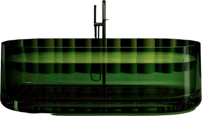 Ванна из полиэфирной смолы Abber Kristall AT9708 Emerald (зеленый)