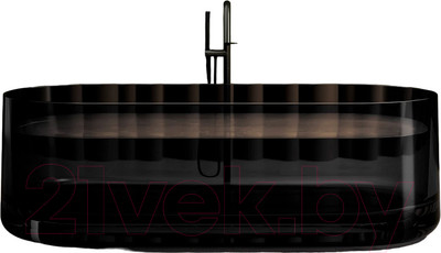 Ванна из полиэфирной смолы Abber Kristall AT9708 Onyx (черный)