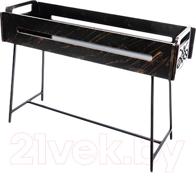 Стойка для цветов Dudo ПЦН-303-1 (черный/золото)