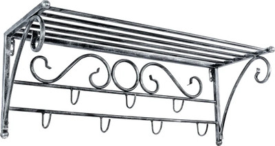 Вешалка для одежды Dudo ВННС-022-2 (черный/серебристый)