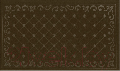 Коврик грязезащитный Kovroff Ромбы 60x90 / П/10/03/04 (синий)