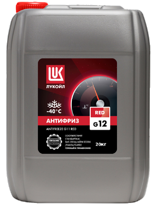 Антифриз Лукойл G12 Red / 3474043 (20кг)