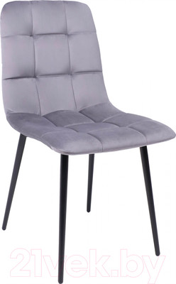Стул Алвест AV 406-N (темно-серый бархат H-15/черный)