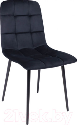 Стул Алвест AV 406-N (черный бархат H-75/черный)