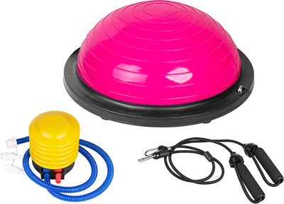 Баланс-платформа AMETIST Bosu Ball (розовый)
