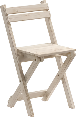 Стул складной Домаклево Деревянный (сосна/натуральный)