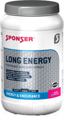 Изотоник Sponser Long Energy 10% Protein / SLE12B (1200г, ягодный)