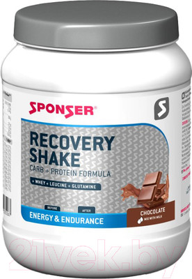 Гейнер Sponser Recovery Shake / 80304 (900г, шоколад)