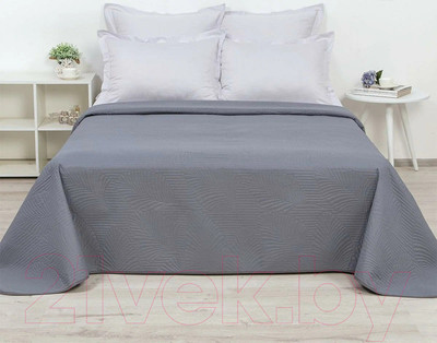 Покрывало АртПостель Темно-серый 2244 (ультрастеп, 220x215)