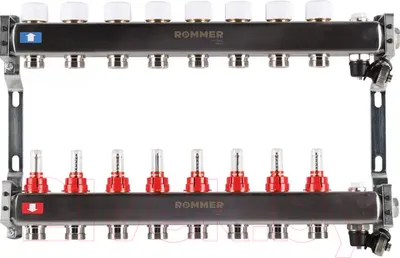 Коллекторная группа отопления Rommer RMS-1201-000008