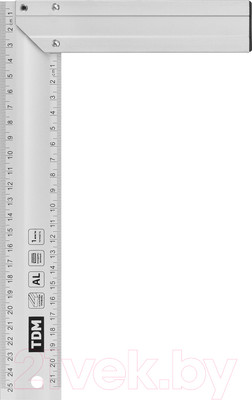 Угольник TDM Столярный Рубин / SQ1018-0511