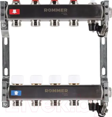 Коллекторная группа отопления Rommer RMS-3201-000004