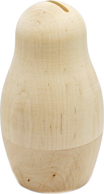 Копилка Брестская Фабрика Сувениров В виде заготовки матрешки / mb_blank