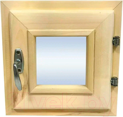 Окно для бани LK Липа 30x30 (стеклопакет)