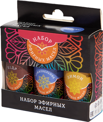 Набор эфирных масел Невский банщик Детокс / Б70502 (3x15мл)