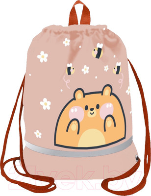 Мешок для обуви Lorex Kids. Cookie Bear / LXKSBBG-CB (бежевый)