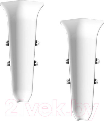 Уголок для плинтуса Ideal Классик 001 Белый (5.5см, 2шт, внутренний, флоупак)