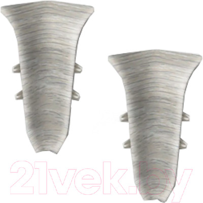 Уголок для плинтуса Ideal Классик 253 Ясень серый (5.5см, 2шт, внутренний, флоупак)