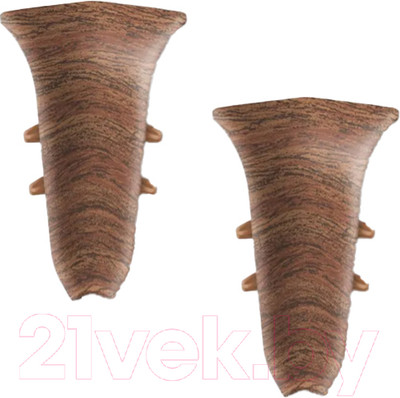 Уголок для плинтуса Ideal Классик 341 Ольха (5.5см, 2шт, внутренний, флоупак)