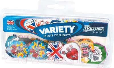 Оперение для дротиков Harrows Variety Pack 9367 / EA351 (10x3шт)
