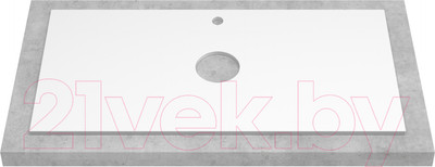 Столешница для тумбы в ванную ЗОВ CLDSP18W695458C2 (белый)